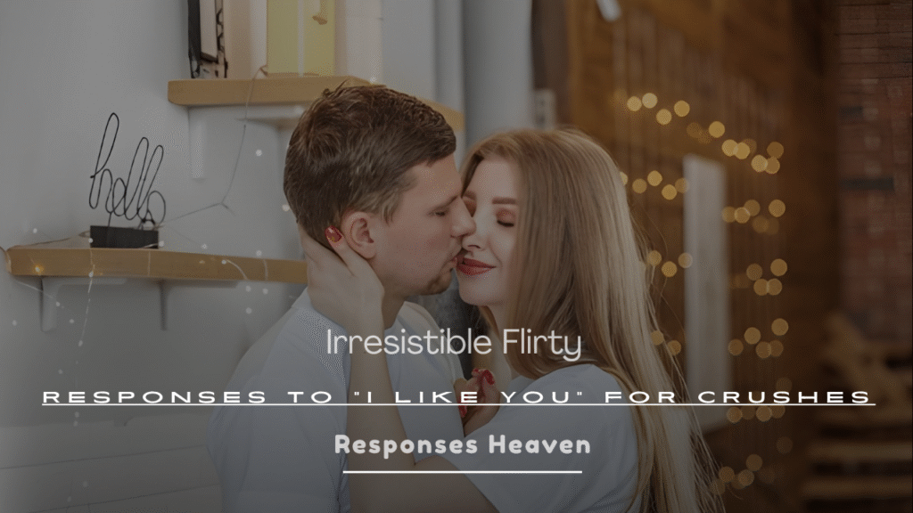 Irresistible Flirty Responses to “I Like You” for Crushes