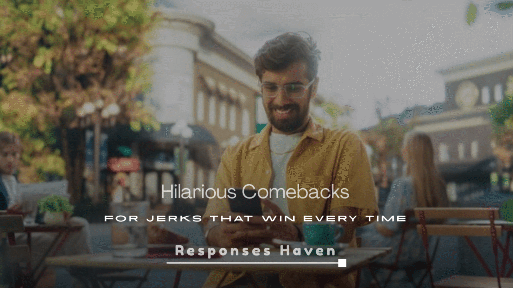 Hilarious Comebacks for Jerks