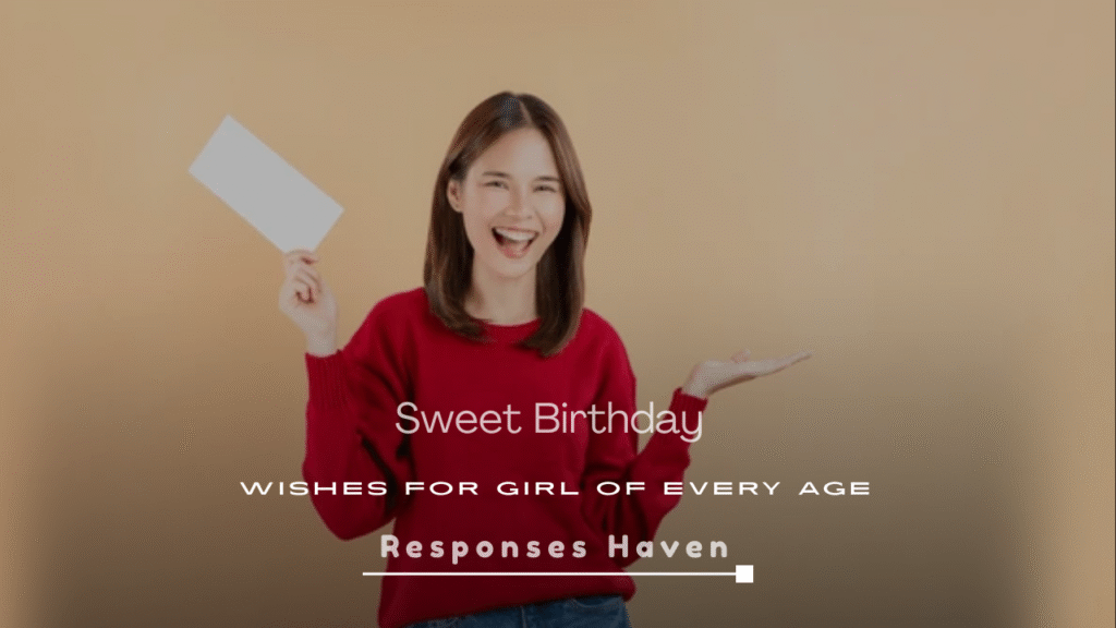 Sweet Birthday Wishes for Girl