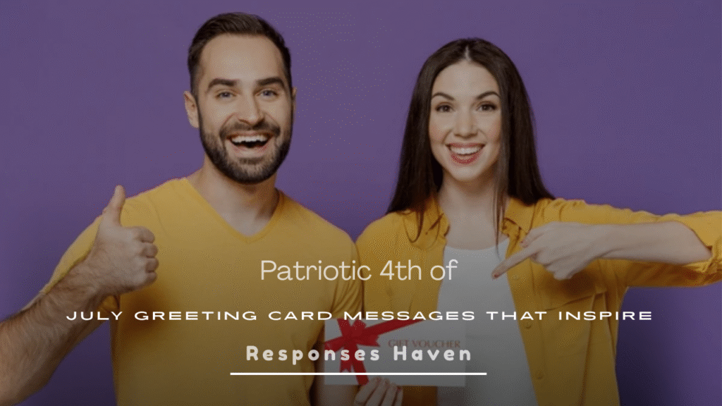 Patriotic 4th of July Greeting 