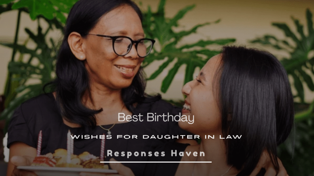 Birthday Wishes for Daughter in Law