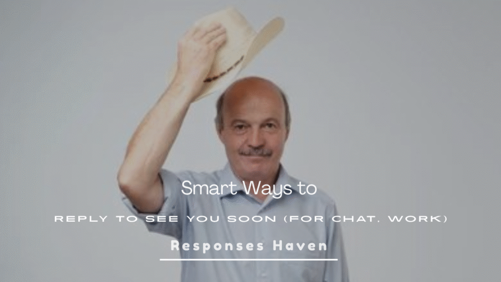 Smart Ways to Reply to See You Soon